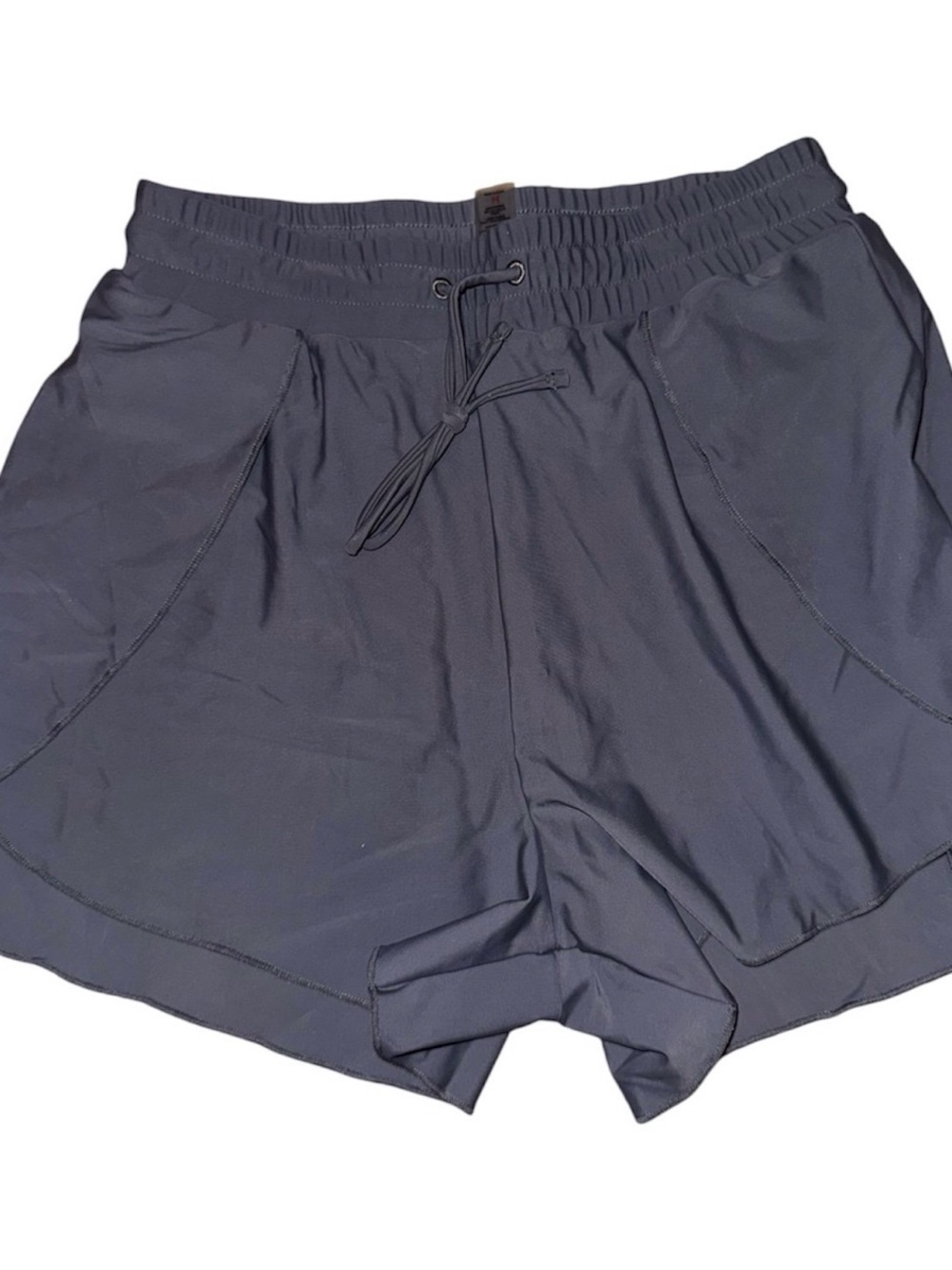 Womens Athletic Drawstring Swim bottoms - Charcoal